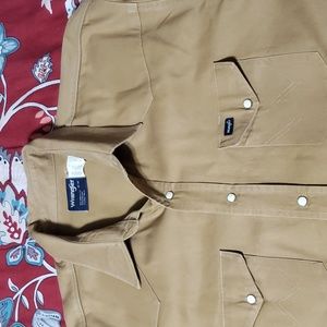 Mens Wrangler Long sleeve work shirt